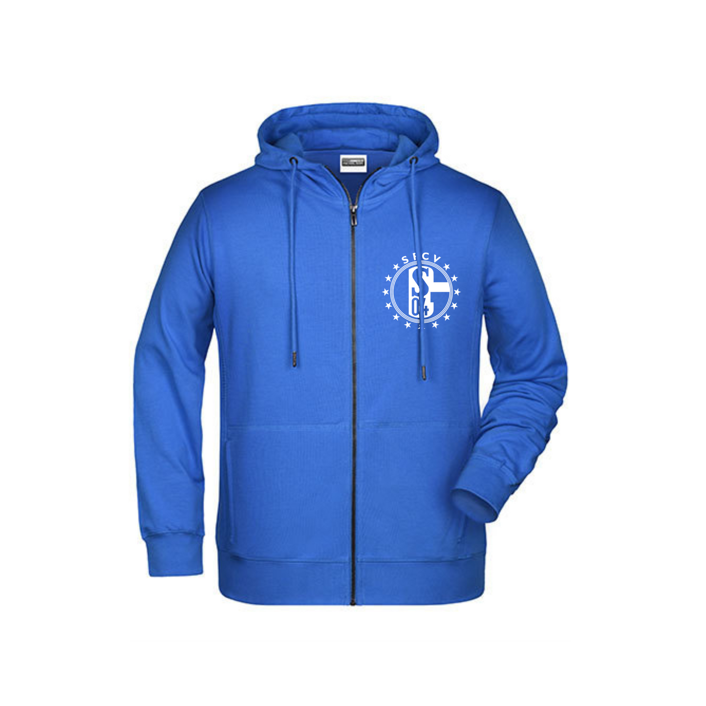 Zip-Hoodie blau