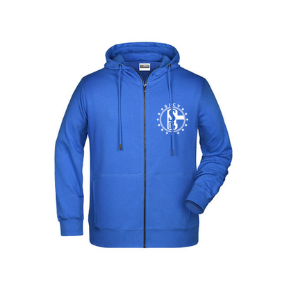 Zip-Hoodie blau